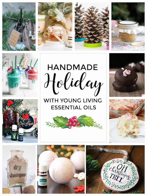 LOVE this handmade holiday DIY gift idea: an essential oil infused hand scrub that's perfect for soothing winter skin!