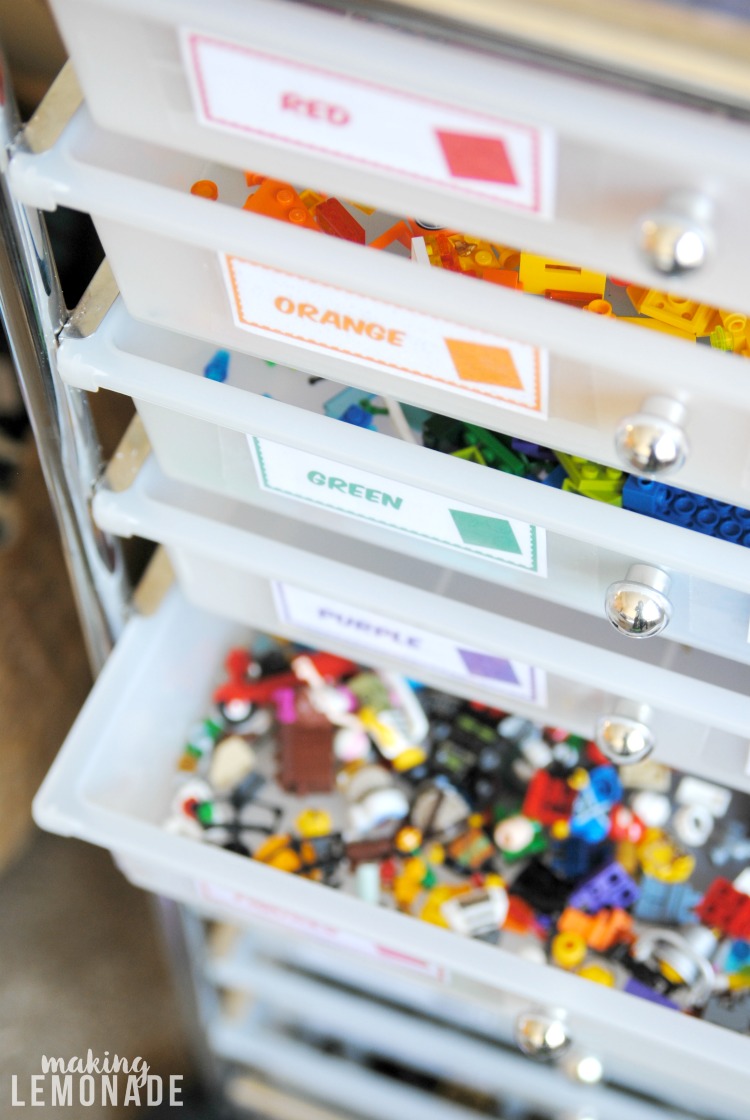 The Magical LEGO Organizing Solution & Free Printable Labels
