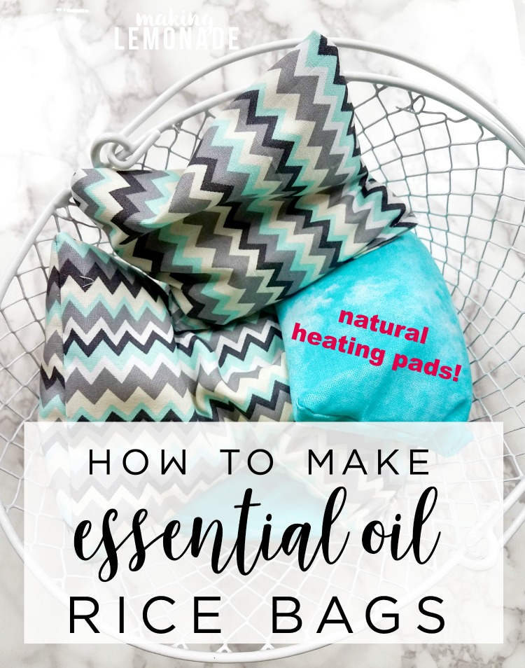 DIY Aromatherapy Rice Bags Natural Heating Pads Making Lemonade