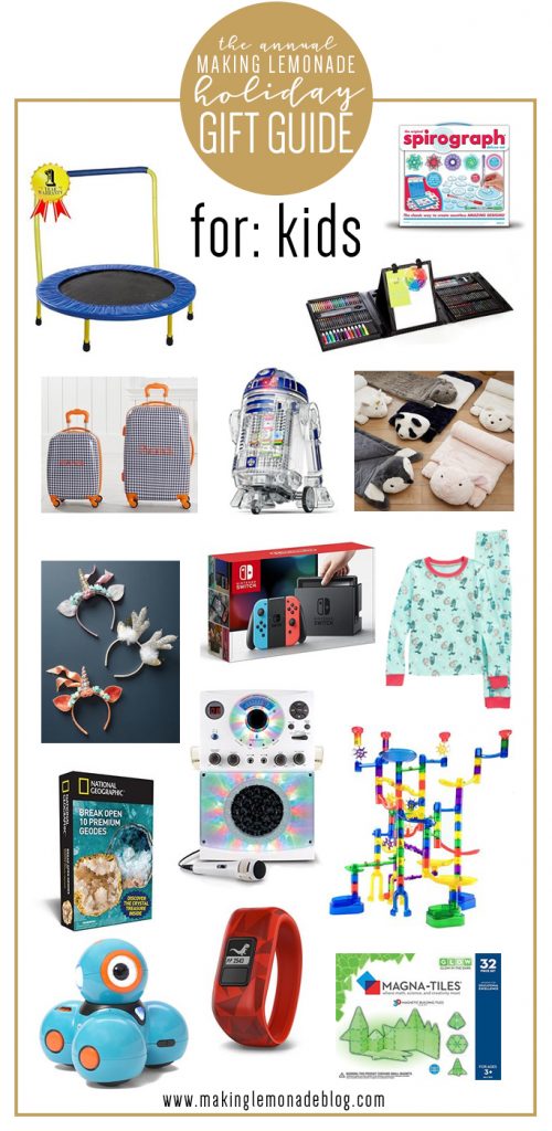 These are the best holiday gifts for kids this year! Plenty of ideas for both boys and girls with plenty of creative and STEM gift ideas too. (Holiday Gift Guide for Kids)