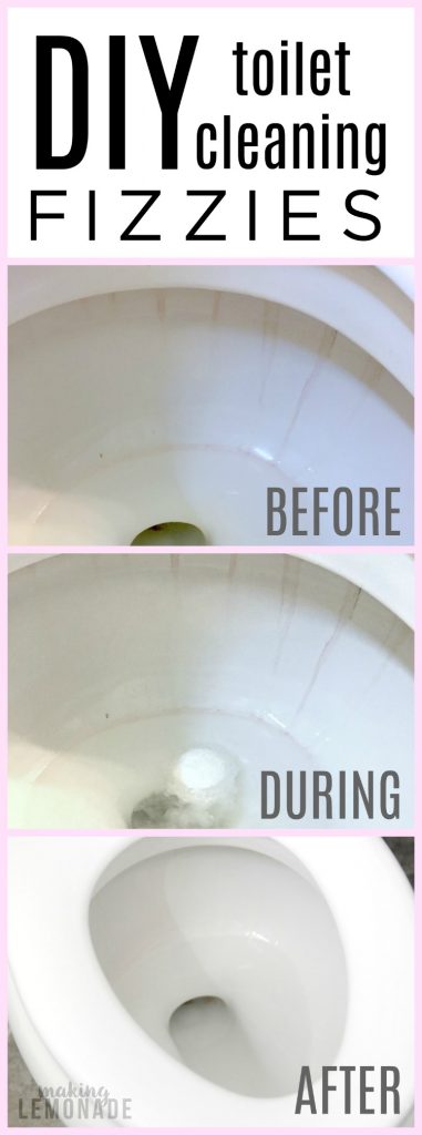 These DIY toilet cleaning pods with essential oils are the EASIEST way to clean toilets; the fizzies do all the work for you! I LOVE easy cleaning hacks!