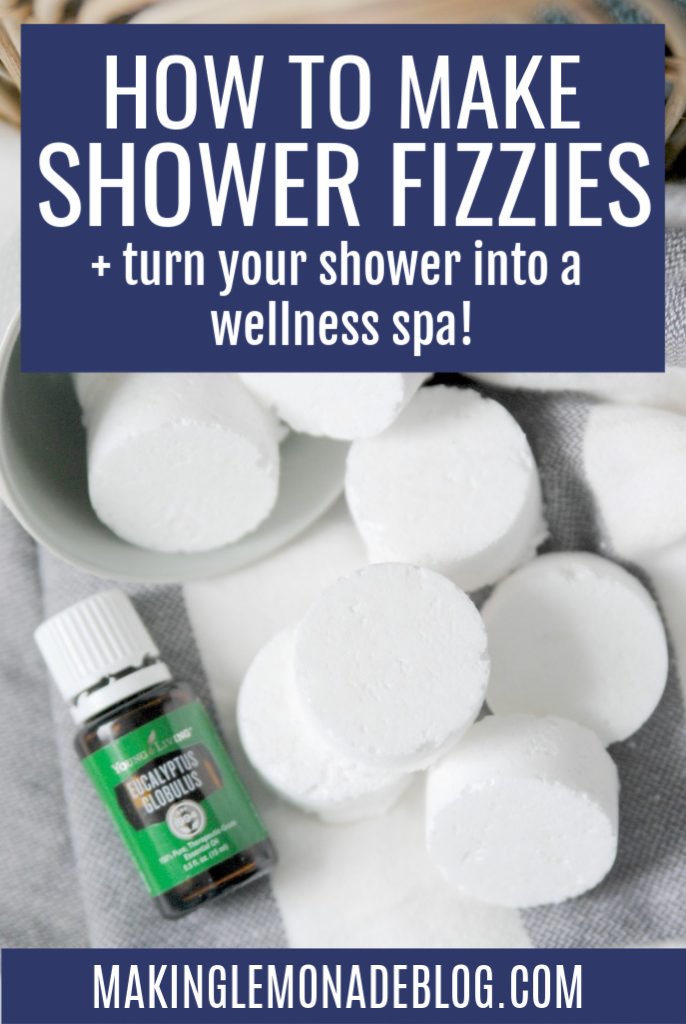 How To Make Shower Fizzies + turn your shower into a wellness spa! 