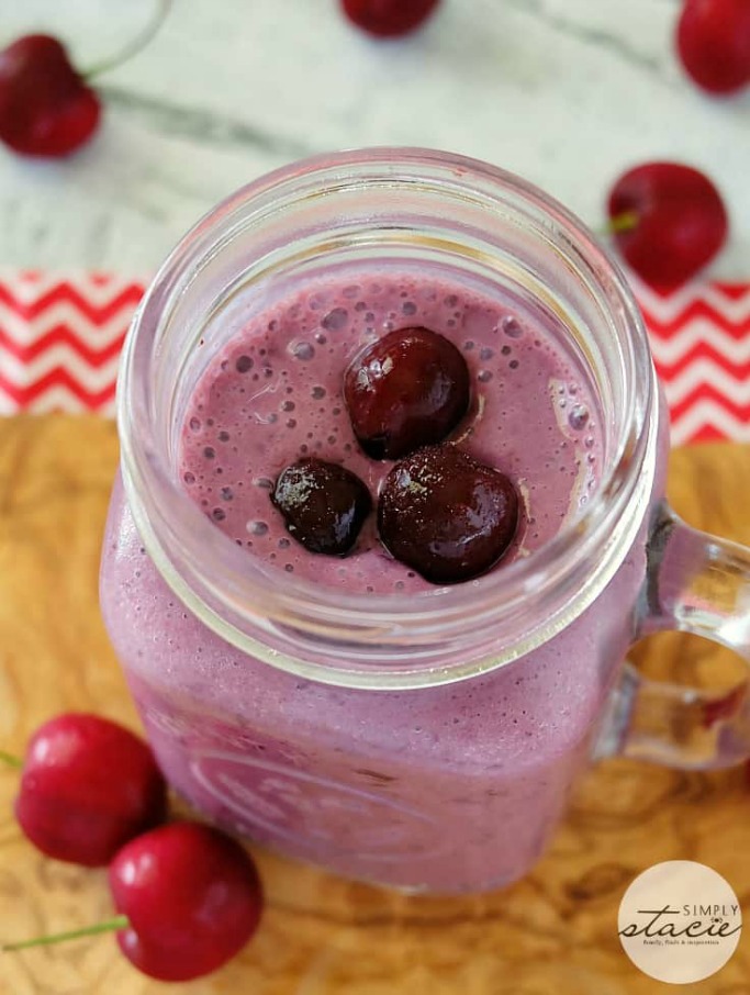 Cherry Vanilla Smoothie by Simply Stacie