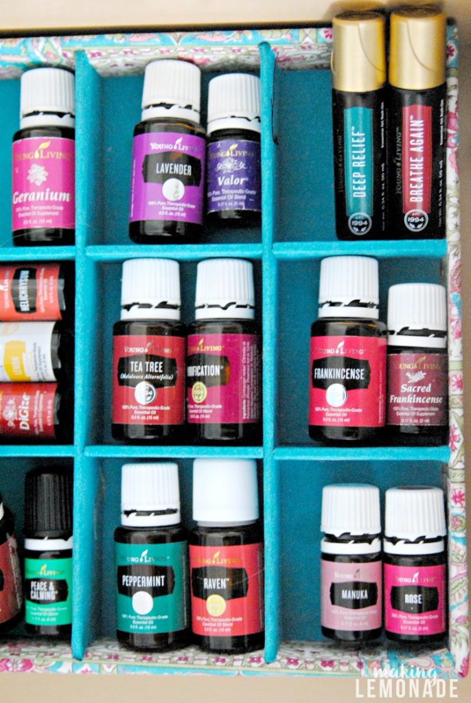 how to organize essential oils so you always have what you need on hand for natural health, wellness, and beauty!