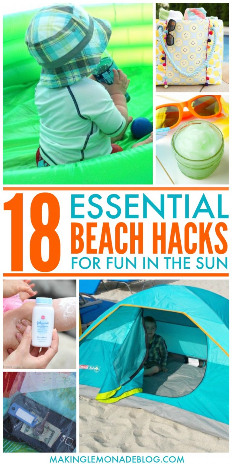 18 Helpful Beach Hacks for Fun in the Sun