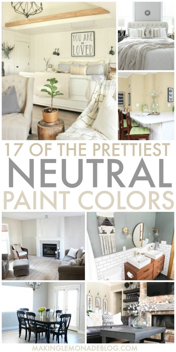 17 of the Prettiest Neutral Paint Colors - Making Lemonade