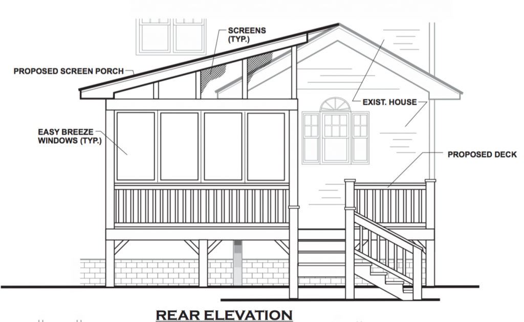 Three Season Screened Porch Deck Addition The Plan And