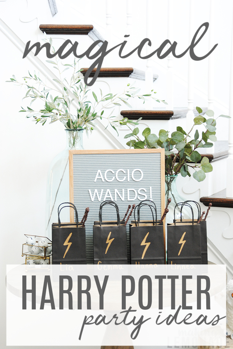 Magical Harry Potter Party Ideas - Making Lemonade