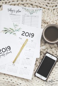 Get Organized with our Free Printable 2019 Planner! - Making Lemonade