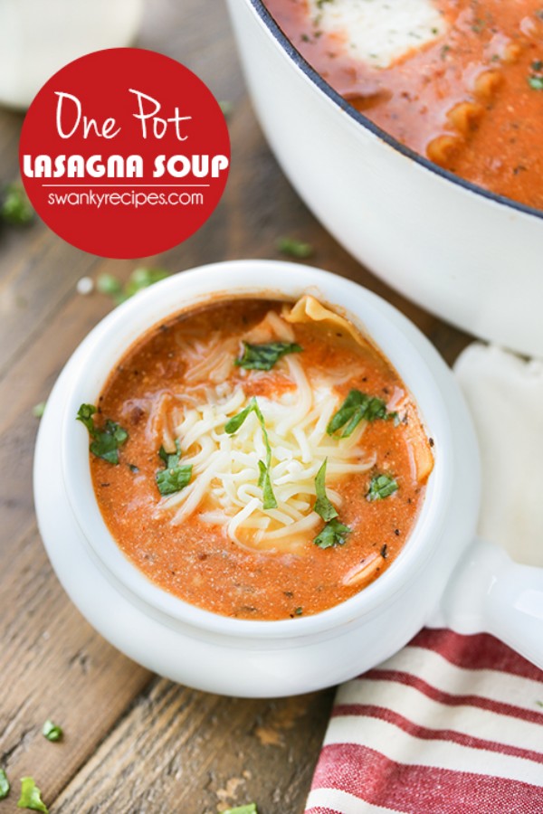 one pot lasagna soup