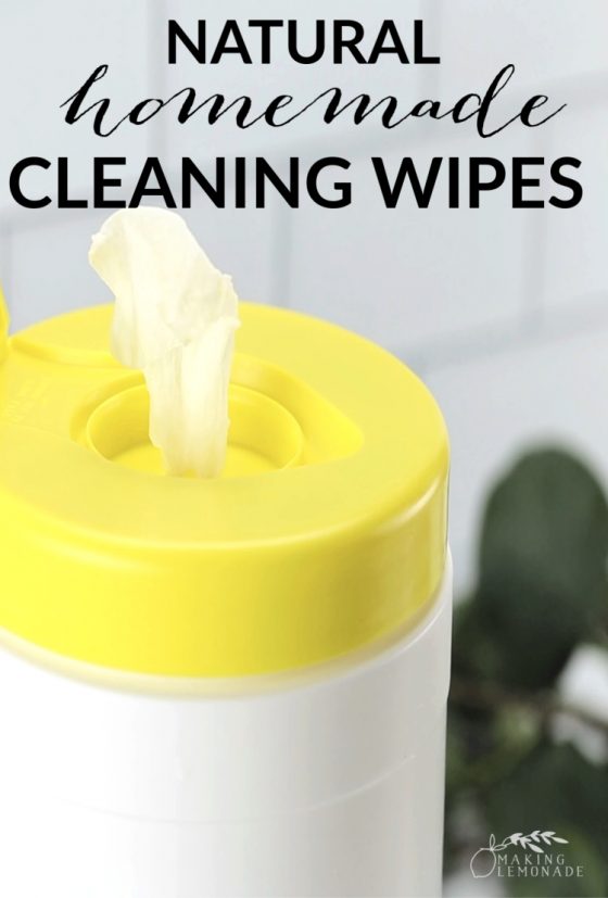 Easy Homemade Natural Cleaning Wipes - Making Lemonade