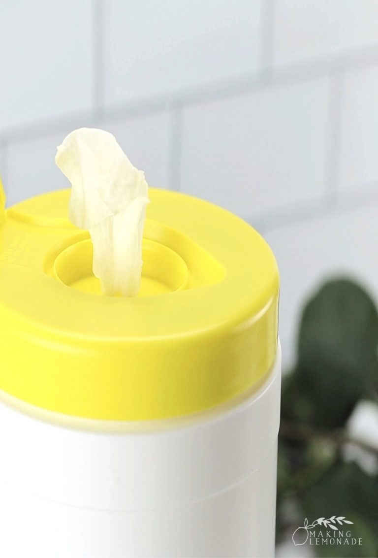 Easy Homemade Natural Cleaning Wipes