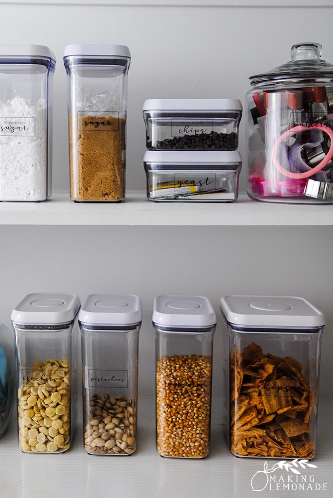 how to organize any size pantry for maximum food and household storage!
