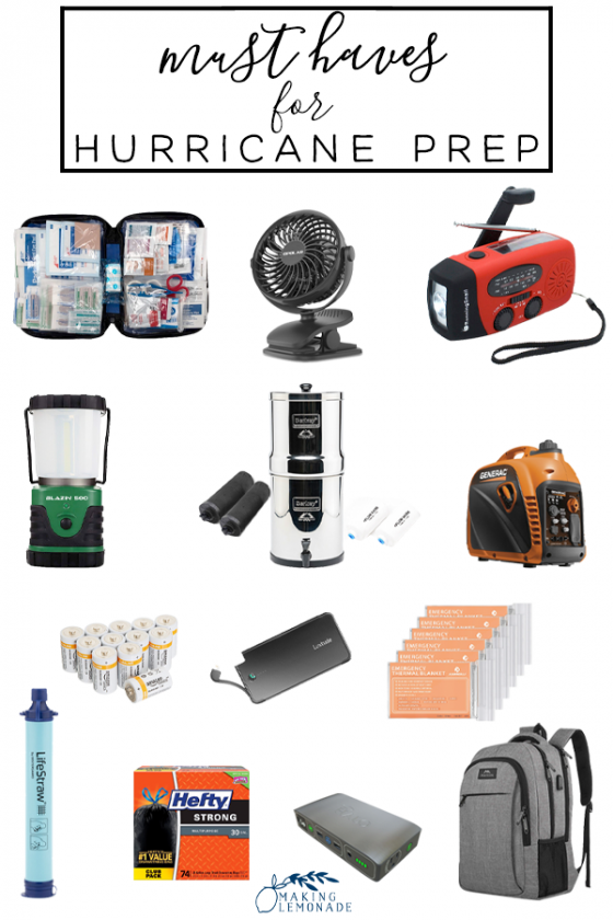 Hurricane Preparation Tips + Must-Have Emergency Preparedness Kit