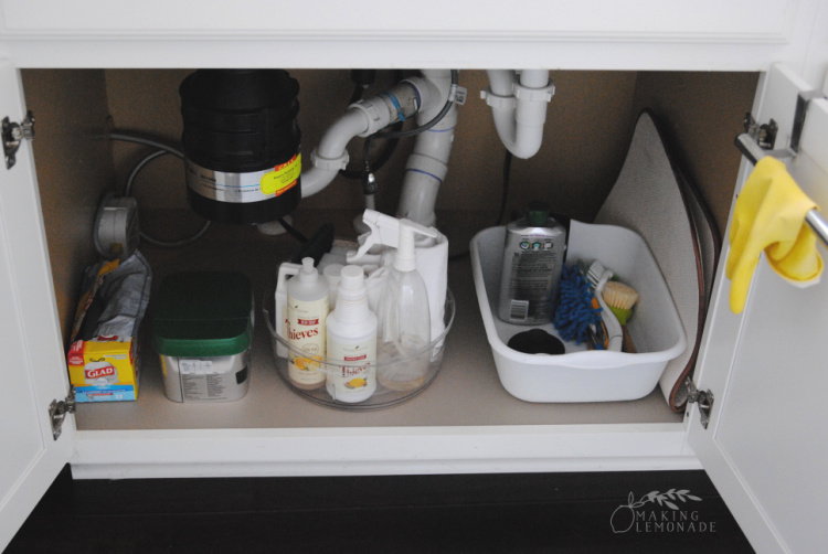 organize under your kitchen sink (and other clever cleaning and organizing tips using shelf liners)