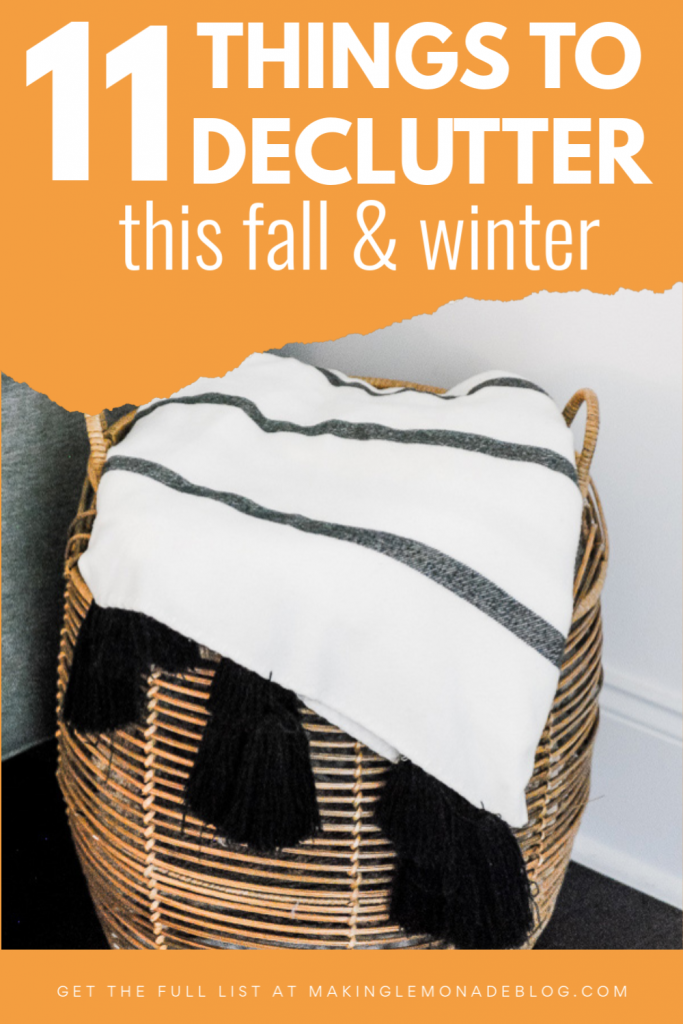 11 Quick Fall Decluttering Tasks (to get your home clean & ready for the holidays!)