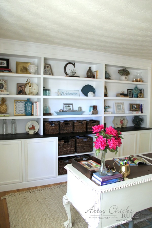 Wall Bookcase With Cabinets Clearance