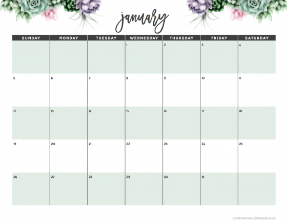 It's Here! Get Your FREE 2020 Printable Planner! - Making Lemonade