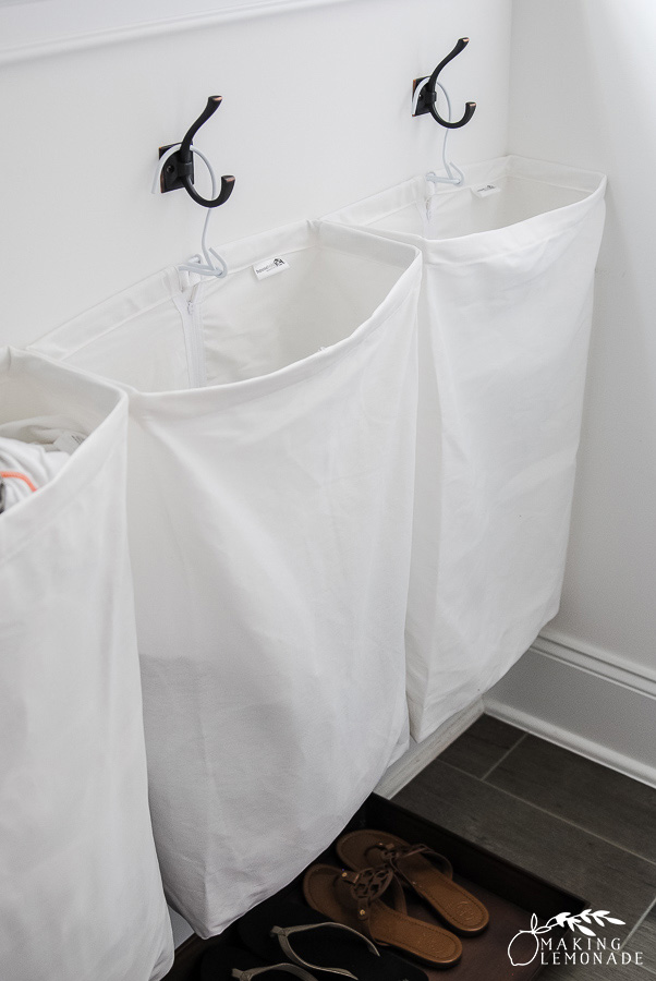hanging laundry bags