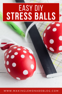 How to Make Homemade Stress Balls - Making Lemonade