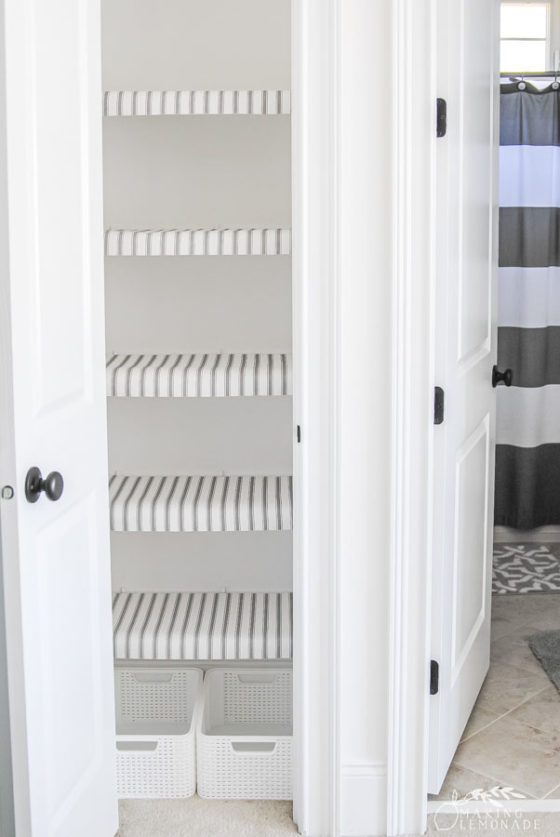 How to Organize Your Linen Closet Beautifully - Making Lemonade