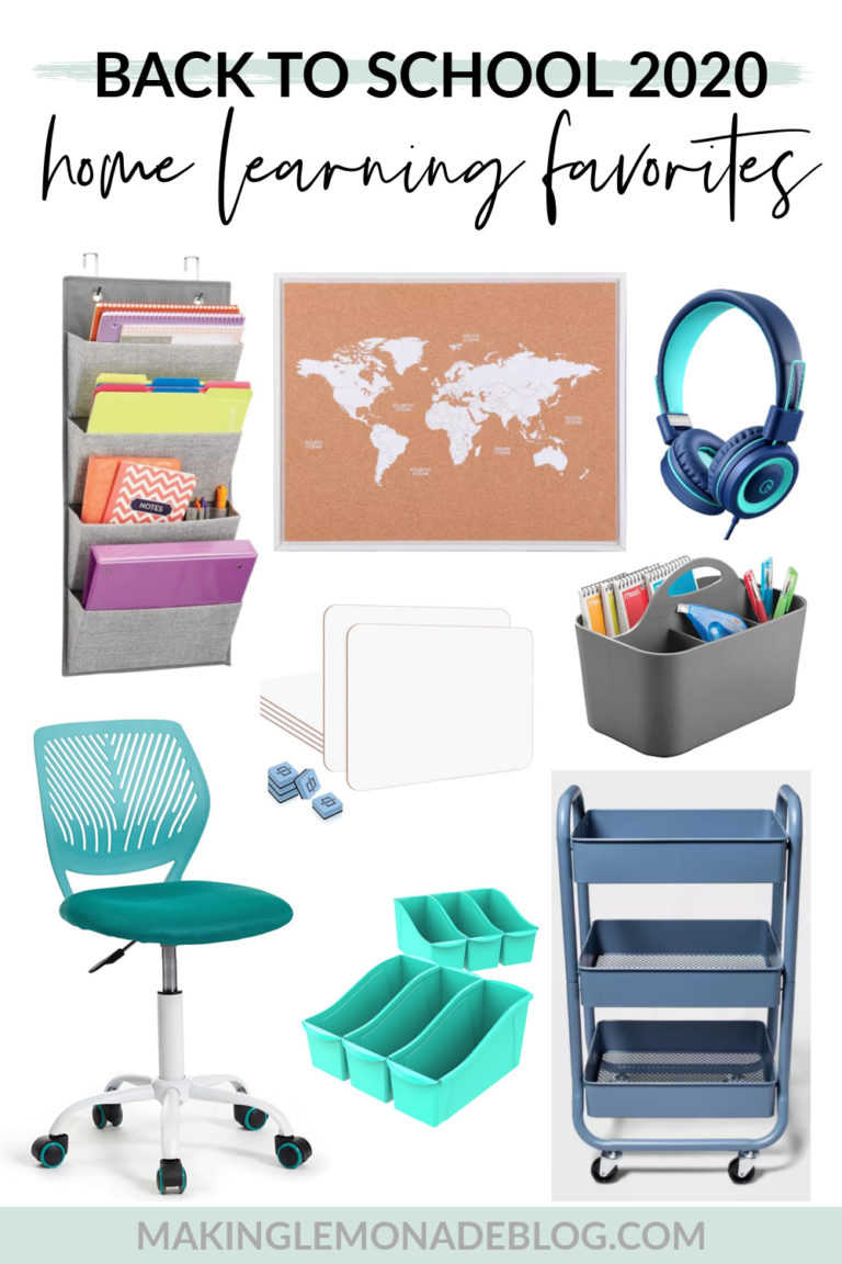 Back to School: Favorites for Setting Up a Home Learning Space