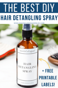 DIY Chemical-free Detangling Spray