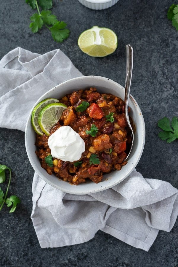 instant pot  turkey chili