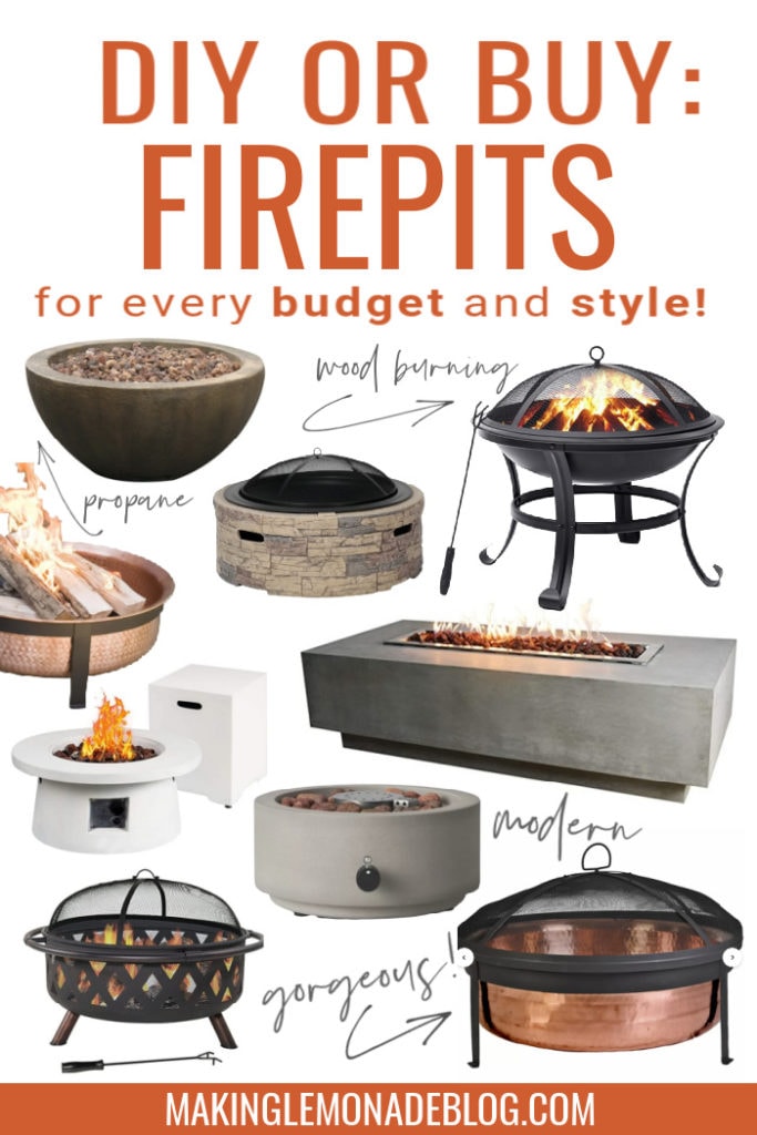 The Best Fire Pit Ideas For Any Budget, Outdoor Wood Burning Fire Pit Designs