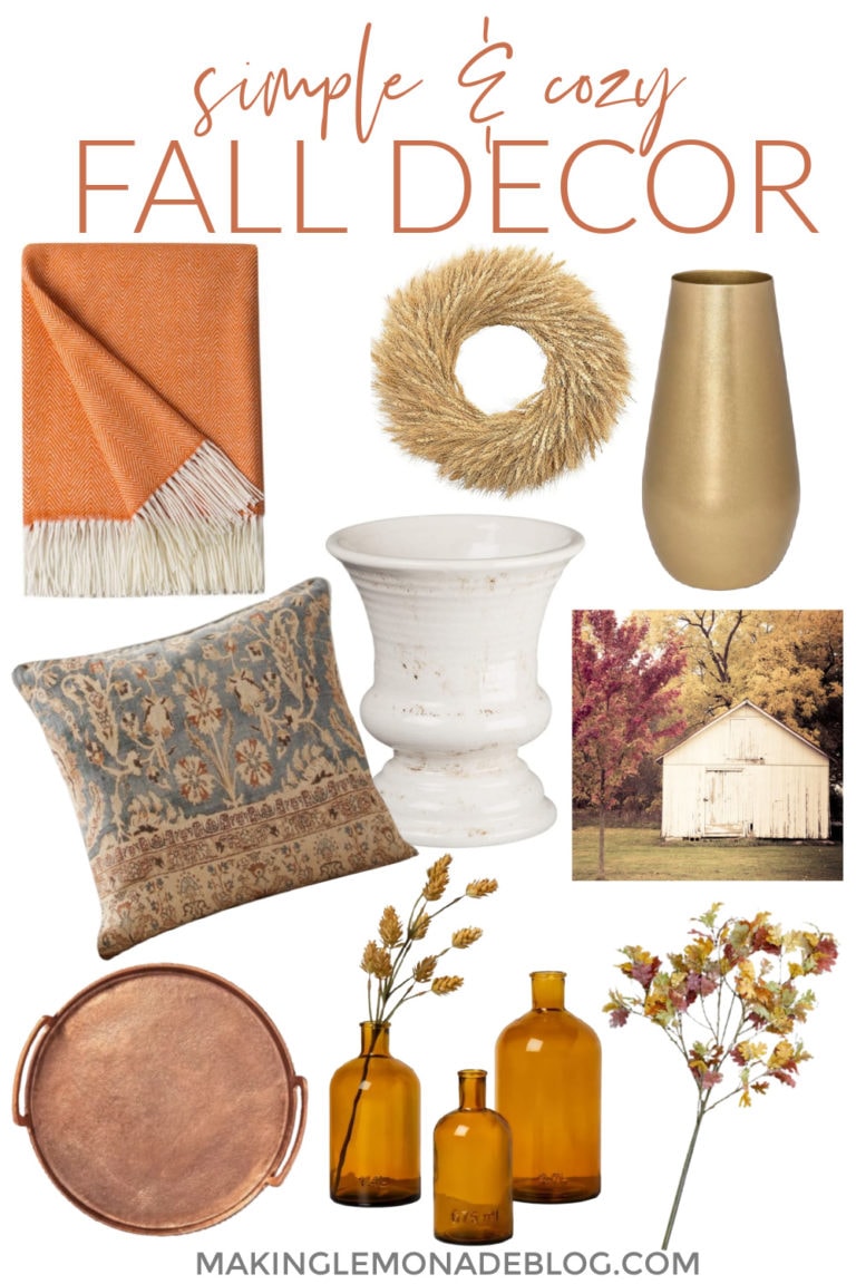 Simple + Cozy Fall Decorating Ideas