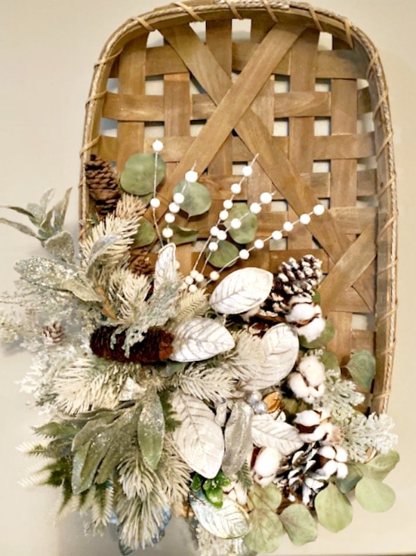 tobacco basket wreath