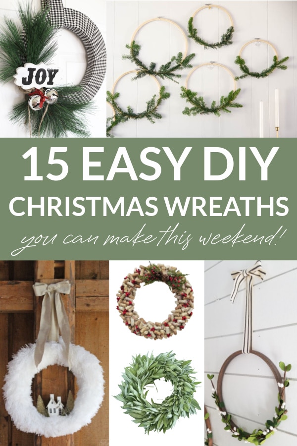 DIY wreath collage