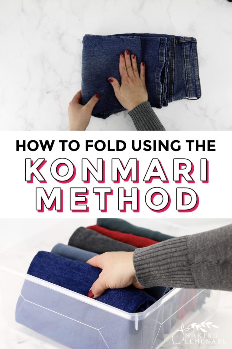 Learn the KonMari Folding Method {Video}