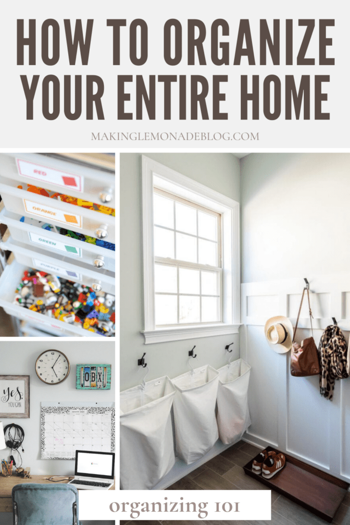 how to organize your home tips