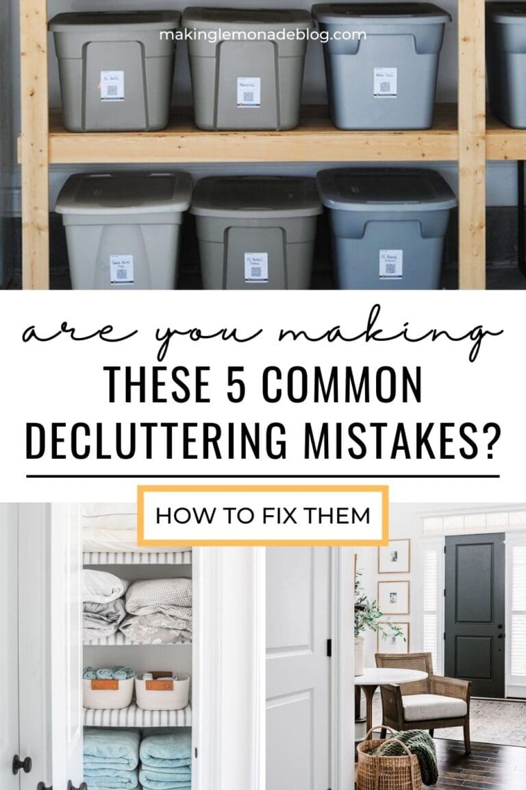 Don’t Make These 5 Decluttering Mistakes (+ Tips for a Clutter-Free ...