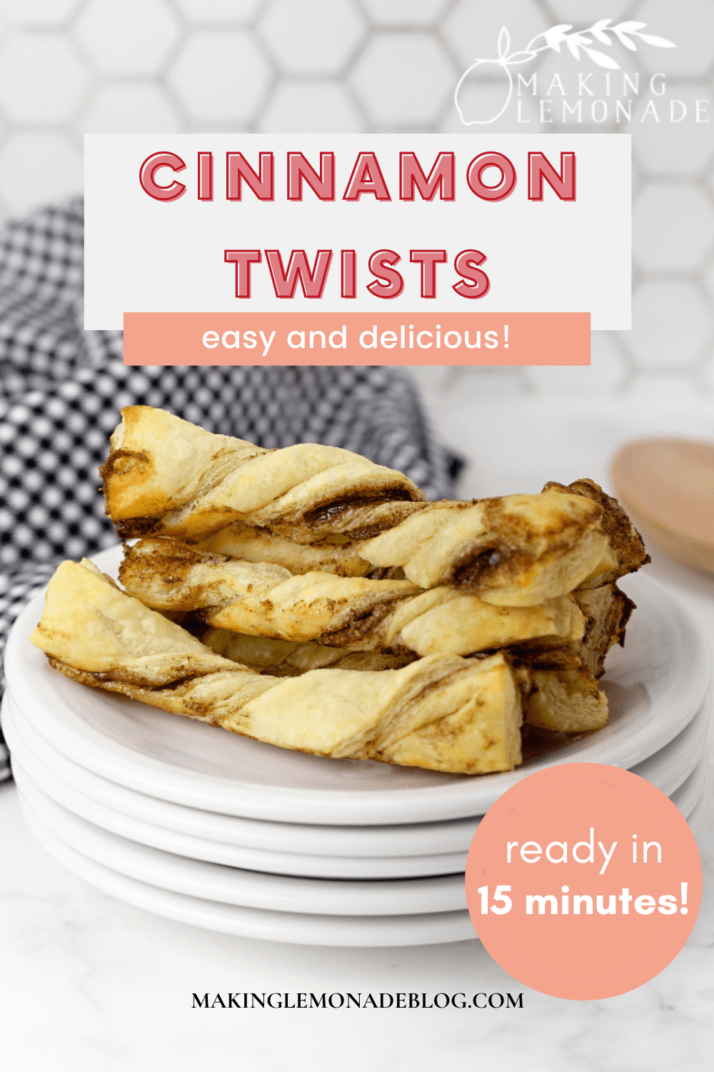 how to make cinnamon twists with puff pastry