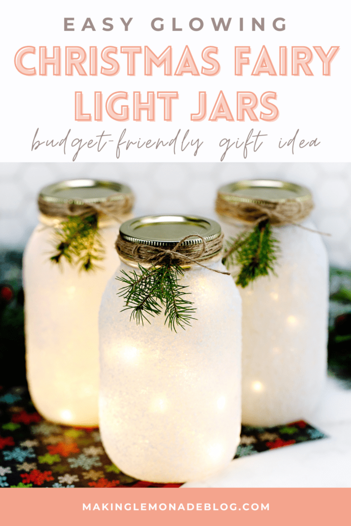 how to make fairy light jars pin
