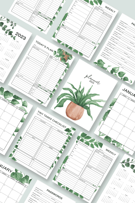 Your FREE Printable 2023 Planner is Here! - Making Lemonade