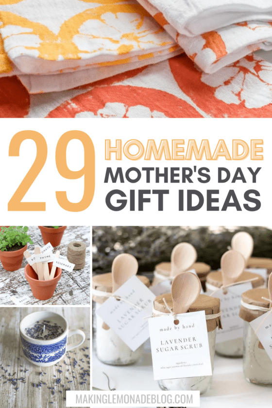 27 Homemade Gift Ideas for Mother's Day (2024) - Making Lemonade