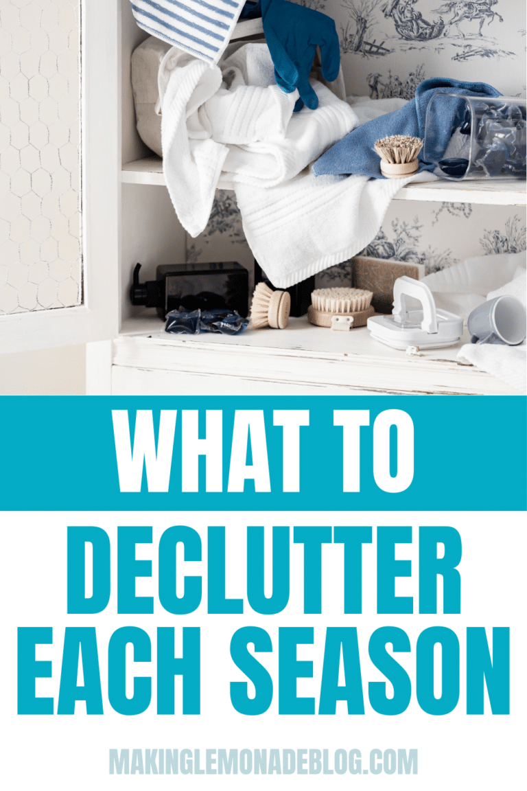 Free Printable Decluttering Checklists By Season