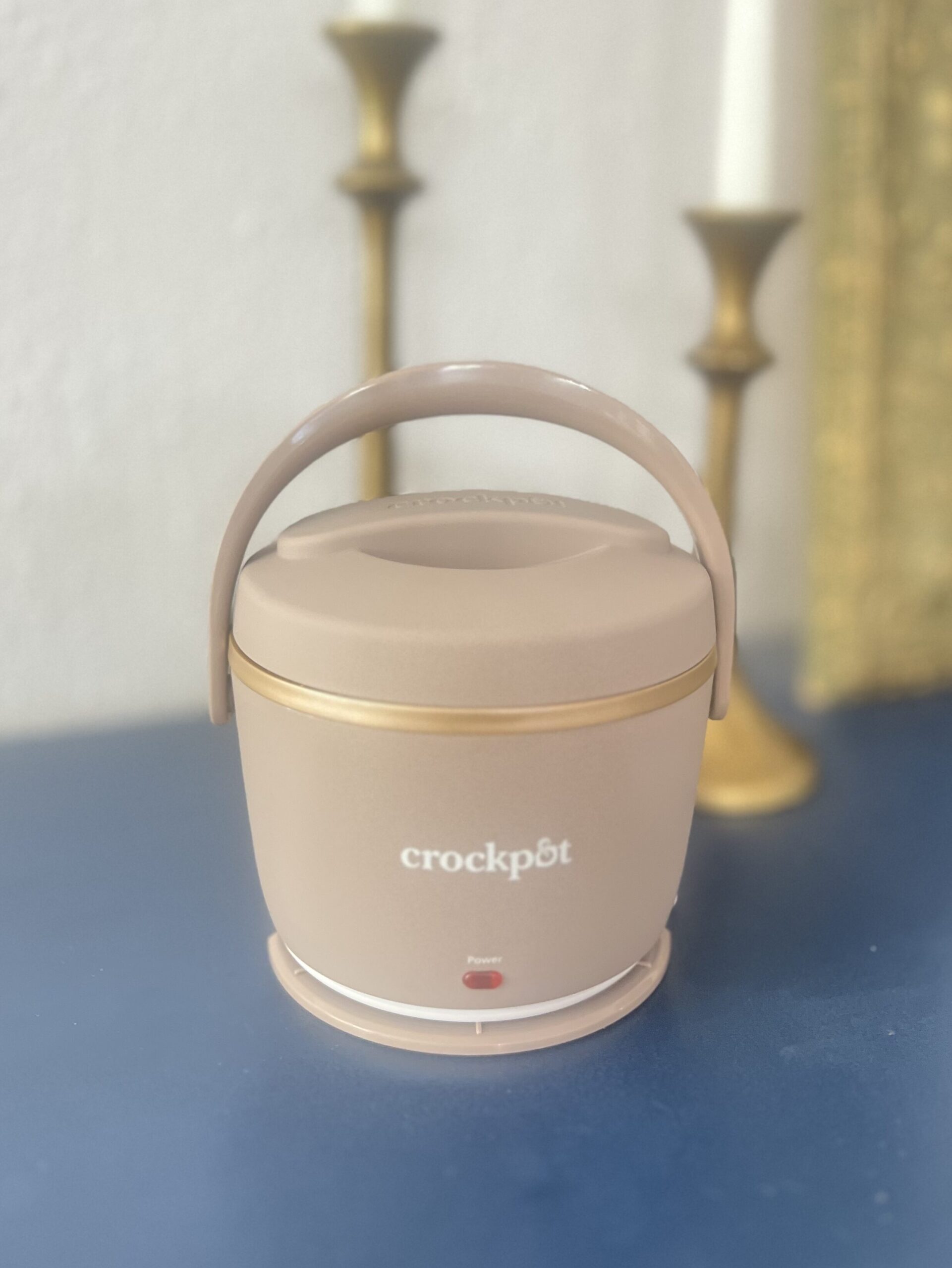 Mini crockpot in pink blush