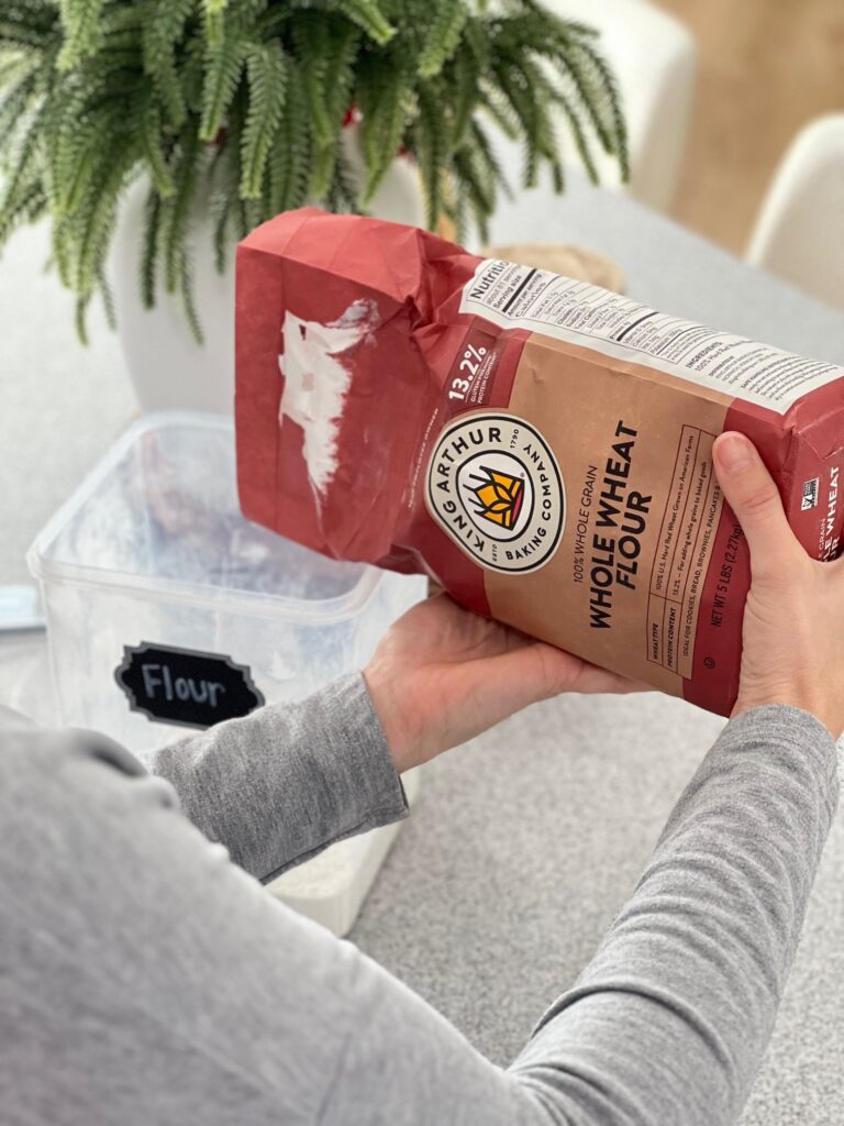 refilling kitchen pantry staples 