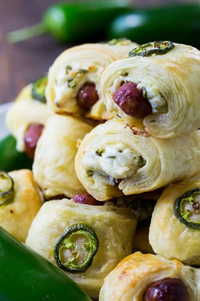 Jalapeno Popper Pigs in a Blanket