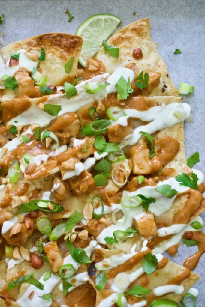 Asian Chicken Nachos 