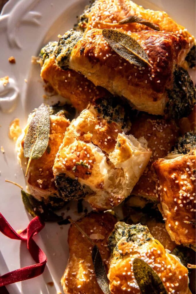 Spinach Artichoke Dip Rolls