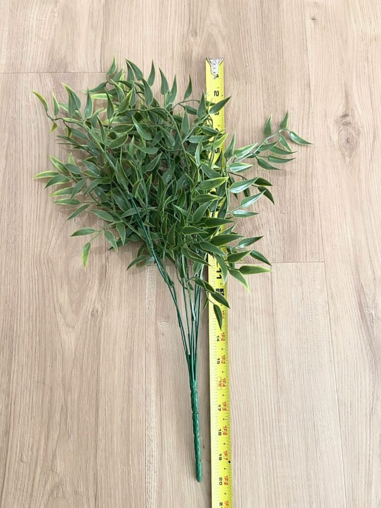 single stem with tape measure